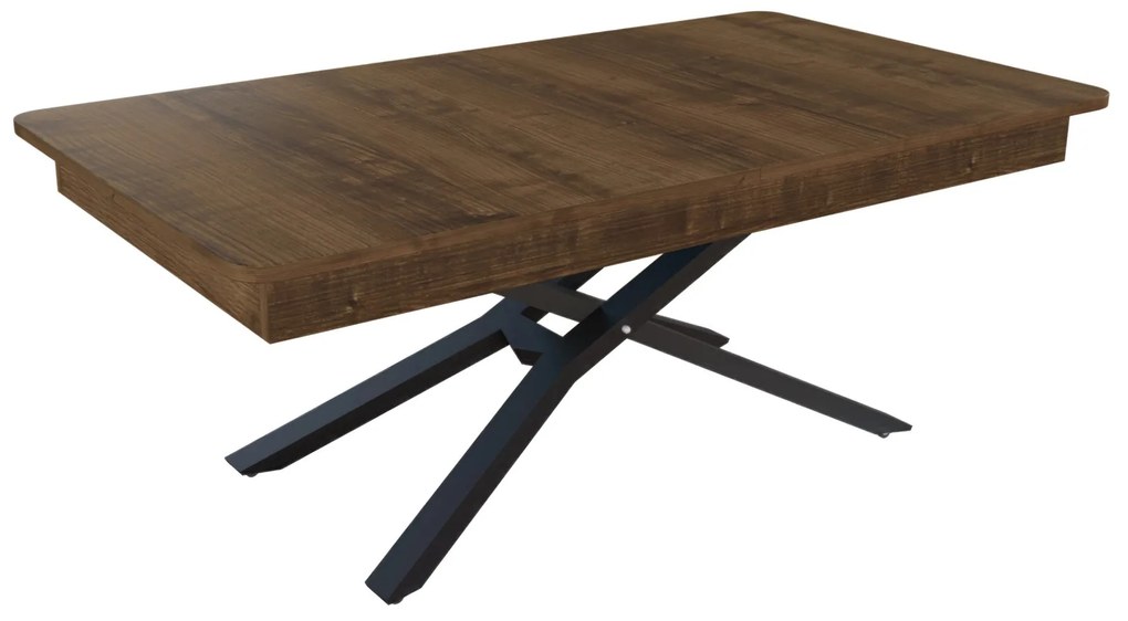 Разтегателна маса с повдигащ механизъм МЕГАРА - дъб Масима