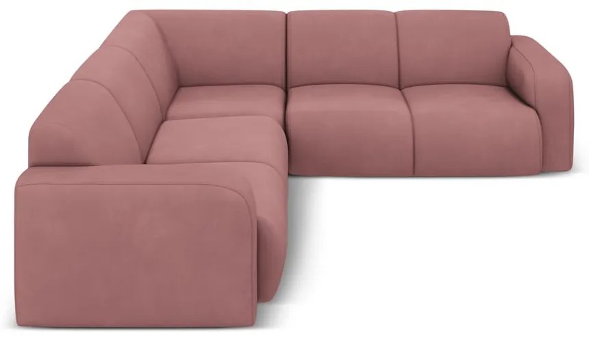 Розов ъглов диван (променлив/L форма) Molino – Micadoni Home