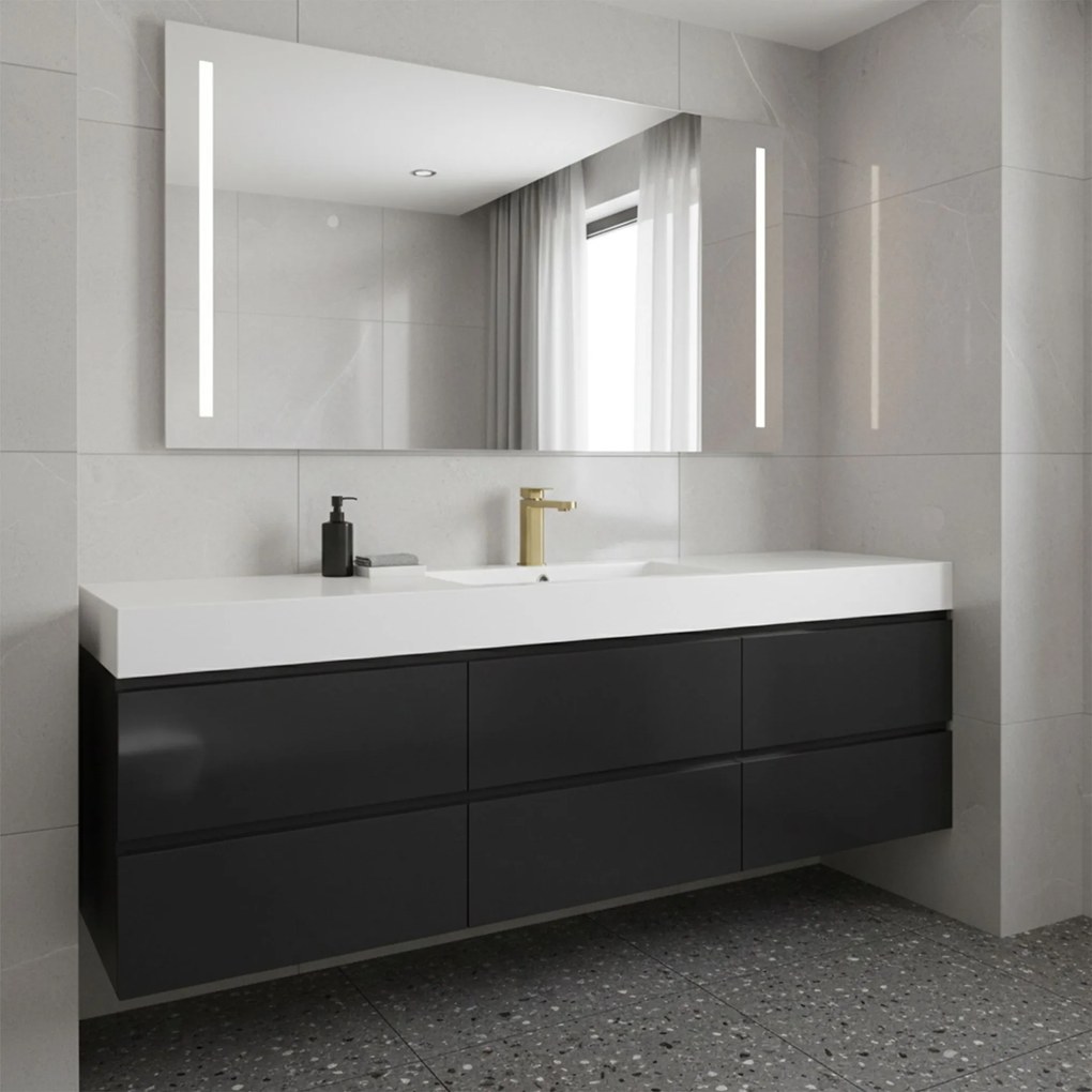 Смесител за баня Rea Arlo Brush Gold