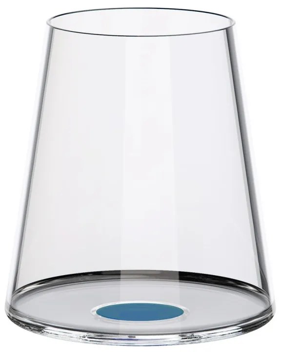Комплект 2 бр кристални чаши за червено вино Trebonn SplitGlass 2025112, 450 мл, Ø9.2x10.5 см, Модулна система, Син