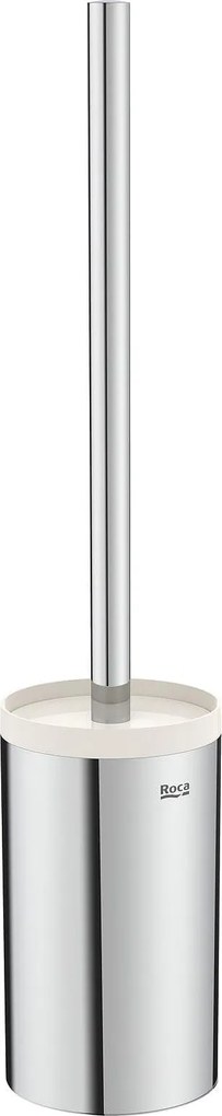 Тоалетна четка и държач за тоалетна хартия, A817586C00, Roca, метал, хром, 9х9х43.1см