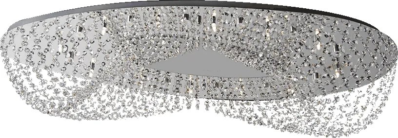 Плафон ELIPTHON, хром, 12xG9