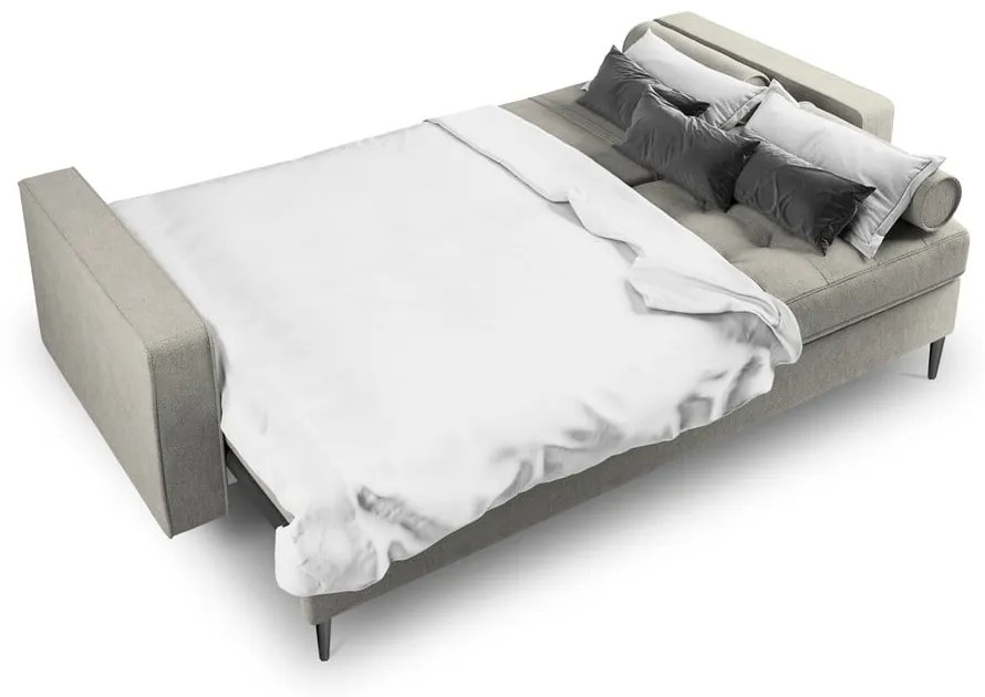 Светлосив разтегателен диван Santo - Milo Casa