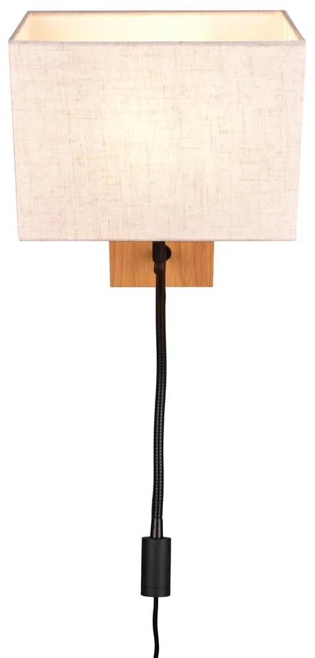 Стенна лампа в бежово-природен цвят Nilam - Trio