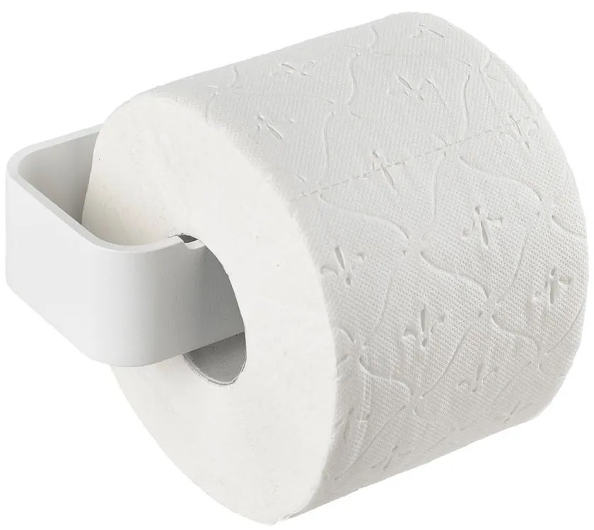 Бял стенен метален държач за тоалетна хартия Ume – Zone