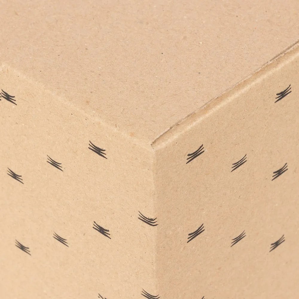 Комплект от 2 бежови кутии за съхранение Teddy, 42 x 30 cm - Compactor