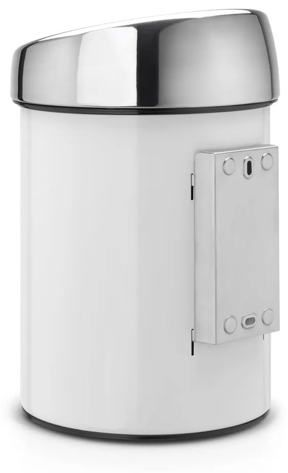 Бяло стоманено кошче за боклук с отваряне с докосване 3 l Touch Bin – Brabantia