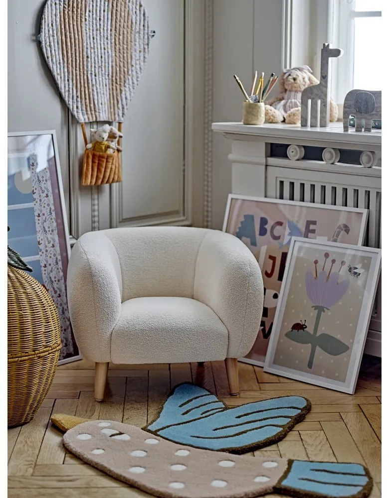 Бял детски стол Cade – Bloomingville Mini