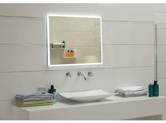 LED огледало с нагревател ICL 1498 "Жара", Inter Ceramic, 60x60см