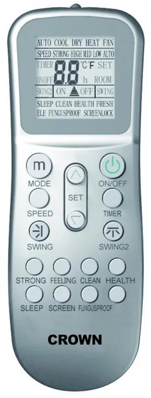 Разопакован: Инверторен климатик Crown CIT-18FO62AS, 18000 BTU, А++, Карбонов и сребърен филтър, Самопочистване, Саморазмразяване, Бял