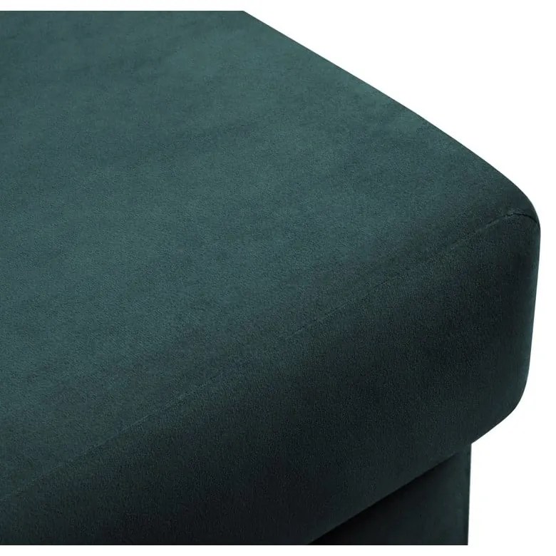 Кадифена табуретка в петролен цвят Kyoto – Cosmopolitan Design