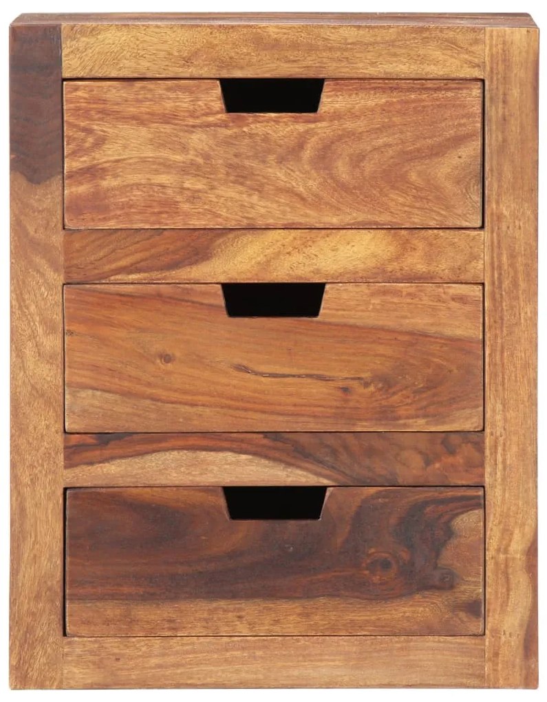 286407 vidaXL Нощно шкафче, 40x30x50 см, акациево дърво масив