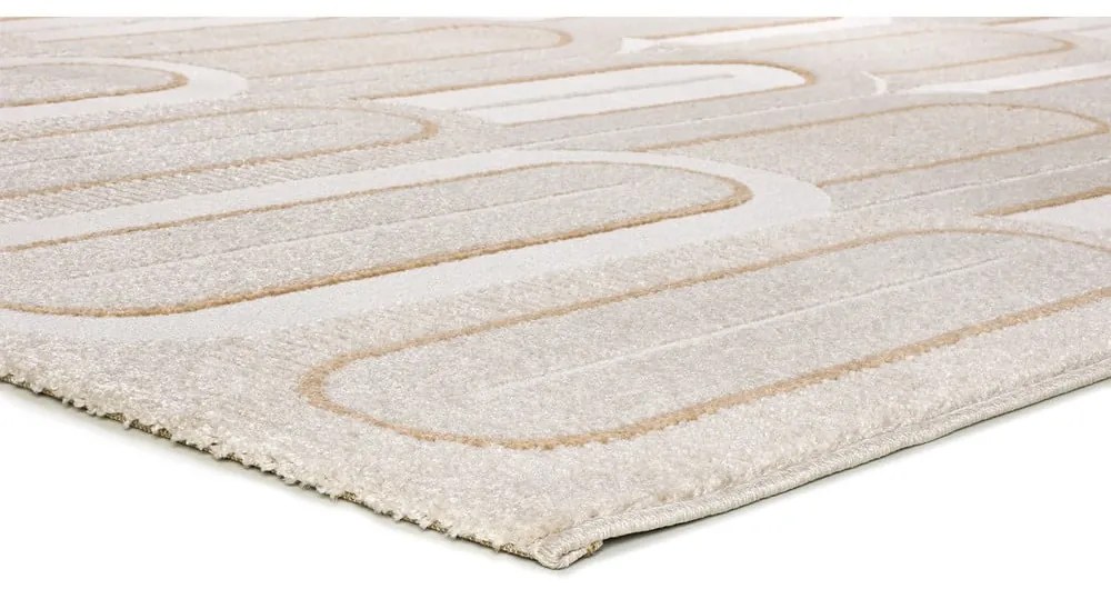 Кремав килим 133x190 cm Flora – Universal