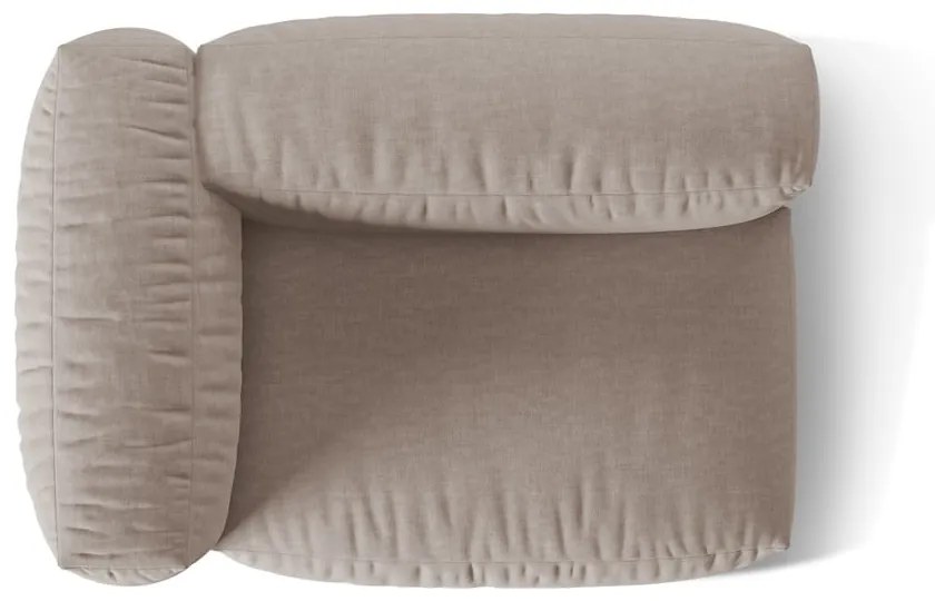 Бежов модул за диван (ляв ъгъл) Martina – Micadoni Home