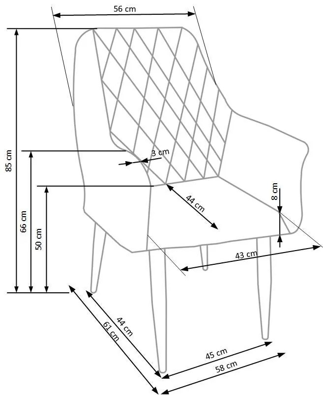 Трапезен стол KH287