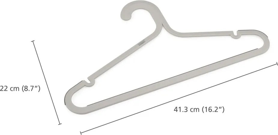 Пластмасови закачалки в комплект 5 бр. Orderly – Joseph Joseph