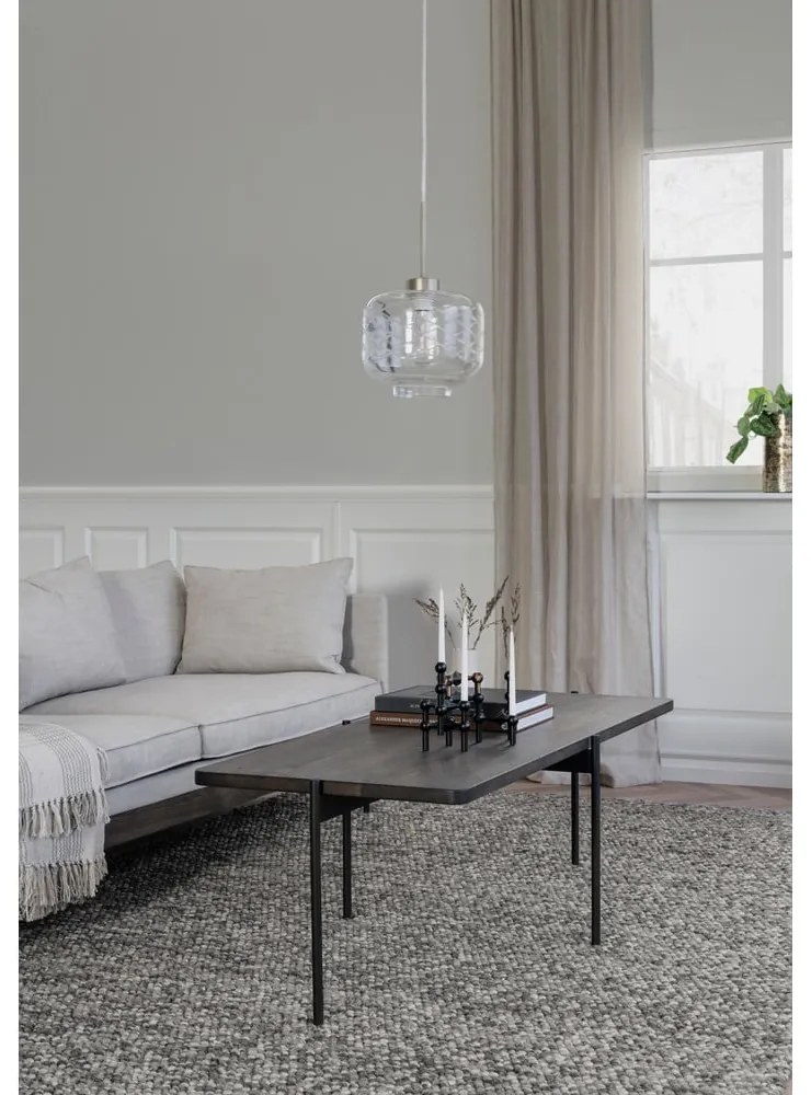 Масичка за кафе от кафява ясенова дървесина 145 x 60 cm Shelton - Rowico