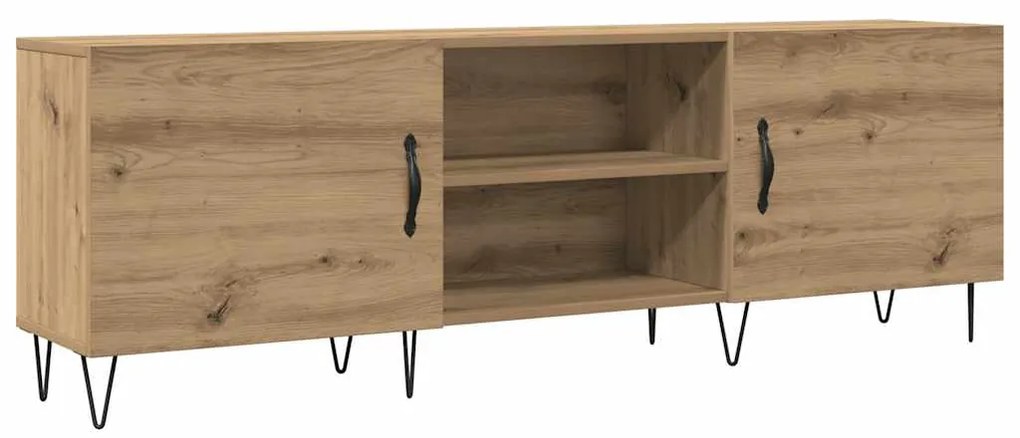 857327 vidaXL ТВ шкаф Artisan Oak 150x30x50 cm Инженерна дървесина