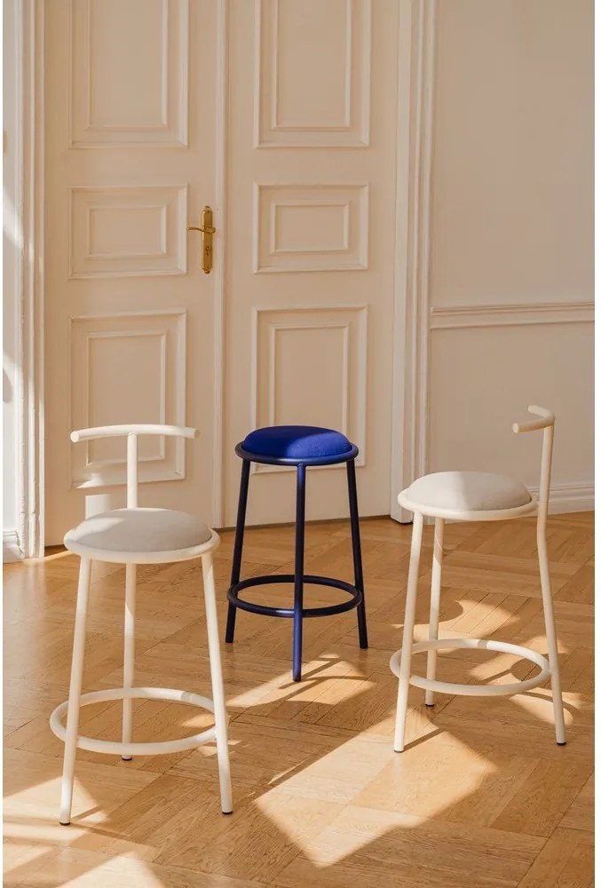 Бордо метален бар стол (височина на седалката 68 cm) Hogo – noo.ma