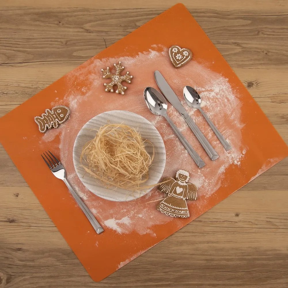 Прибори за хранене от неръждаема стомана в сребрист цвят 24 бр. Bright – Orion