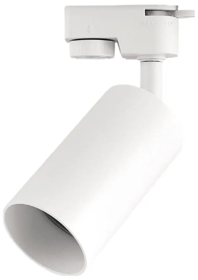 Точково осветително тяло за 1-фазна шинна система 1xGU10/10W/230V бяло