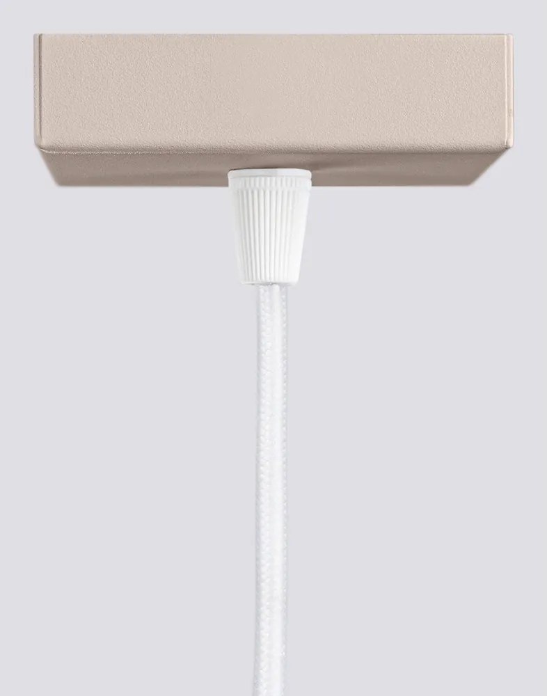 Кафяво-сиво метално висящо осветително тяло Gleam – Sollux