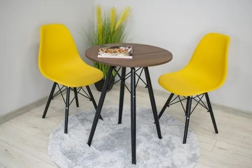 Кръгла маса ANELLO Dark Ash 60см