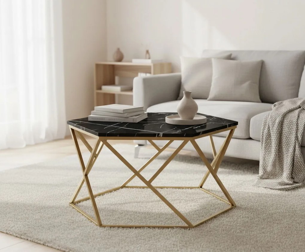 Холни маси Adeline-черно