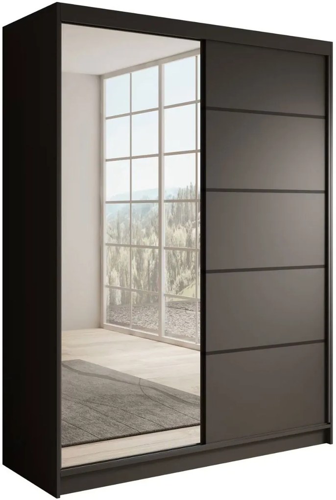 Гардероб Houston 150 плъзгащ се-Мауро