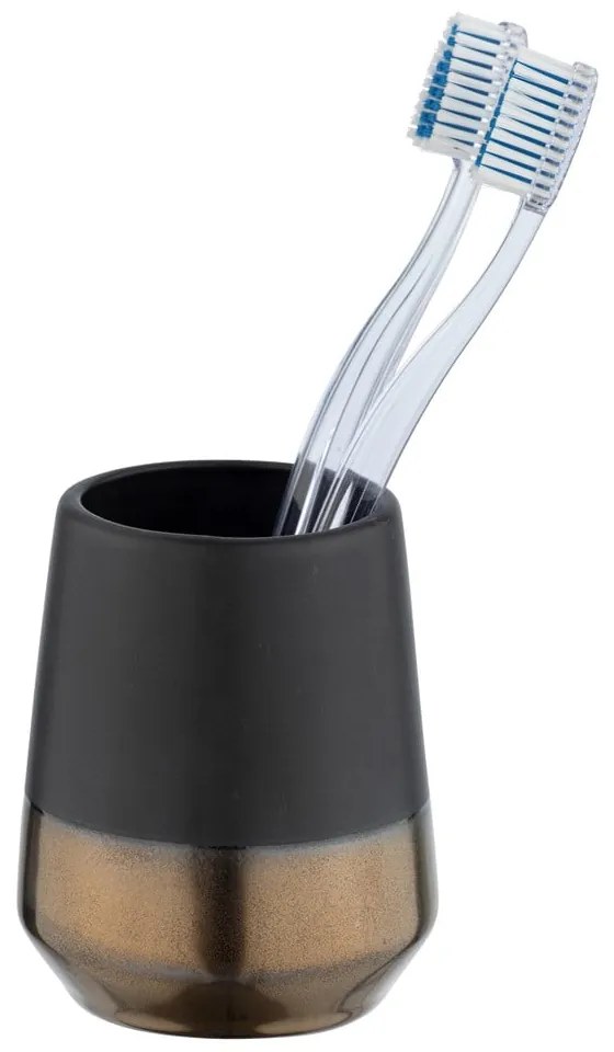 Черна чаша за четки за зъби Brandol - Wenko