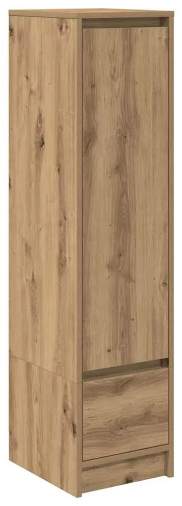 861660 vidaXL Highboard Artisan Дъб 29,5x34x119,5 см инженерно дърво