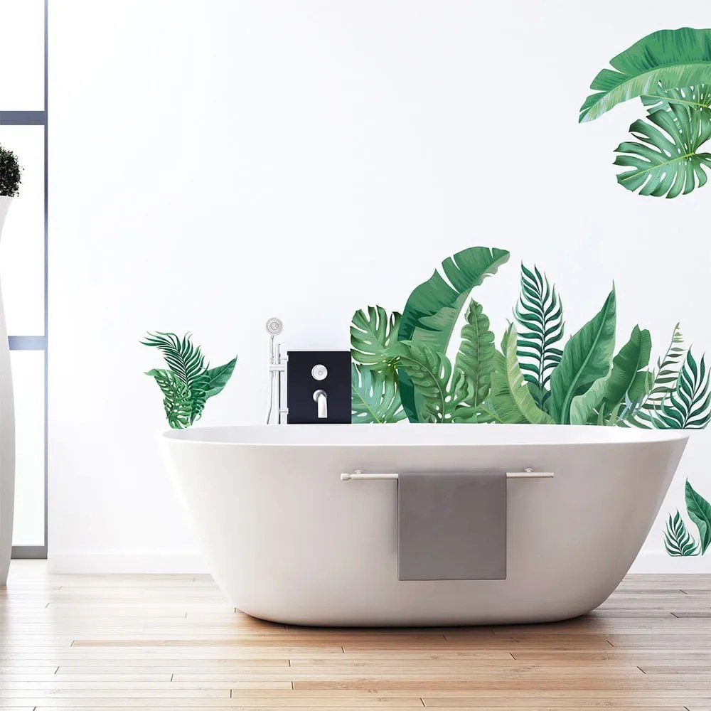 Стикер за стена 60x90 cm Tropical Leaves - Ambiance
