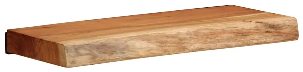373624 vidaXL Стенни рафтове, 2 бр, 40x20x3,5 см, акациево дърво масив