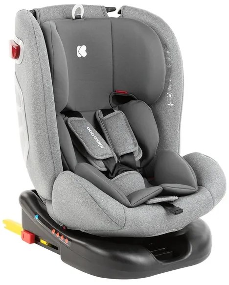 Столче за кола 0-36 кг. Cruz ISOFIX KIKKABOO - Dark Grey