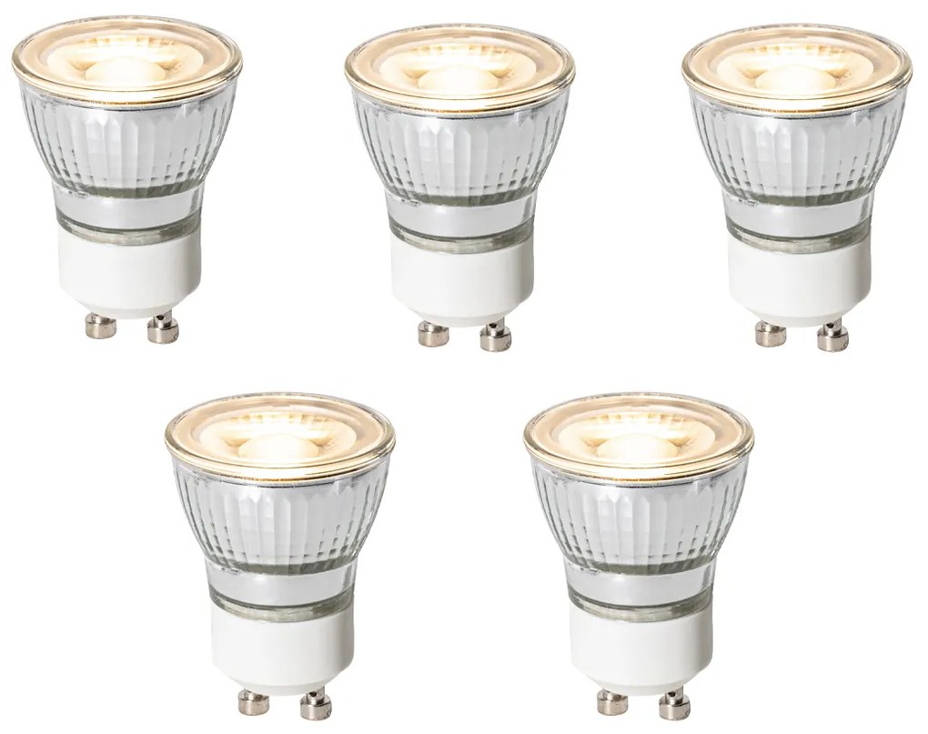 Комплект от 5 GU10 3-степенни димируеми LED крушки 35mm 4W 220 lm 3000K