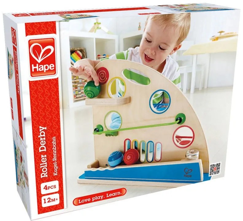Hape - Ролер с цветни топки H0430