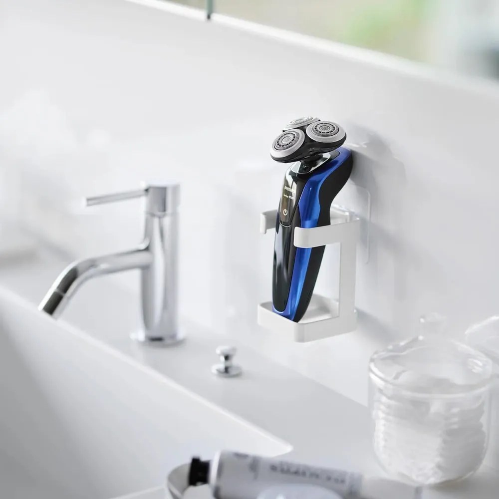 Бял метален държач за устройство за грижа за кожата Film Hook – YAMAZAKI