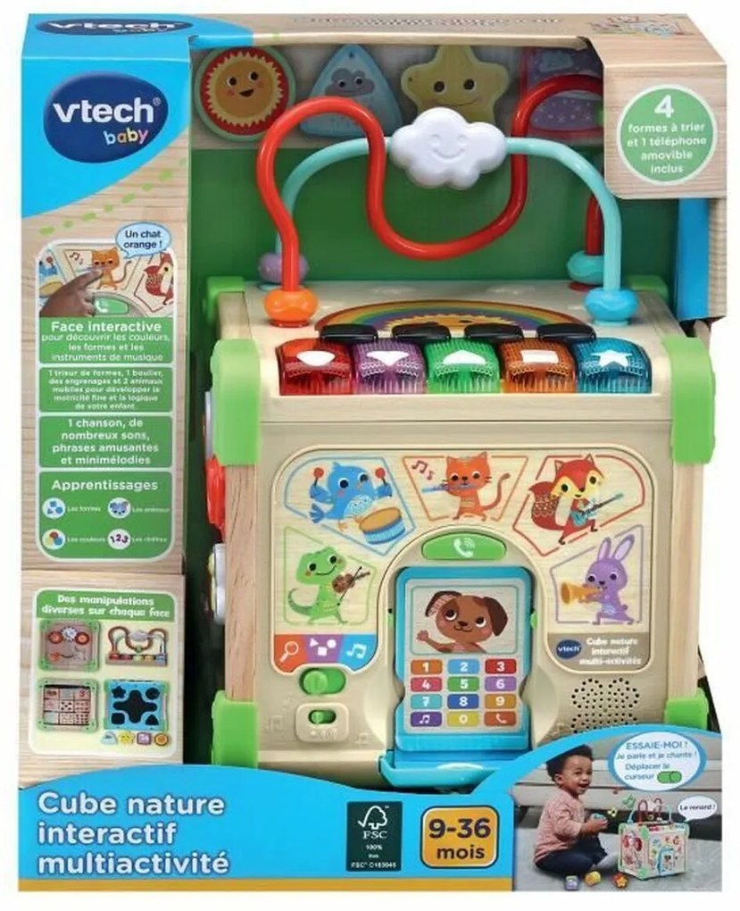 Център за дейности Vtech Baby 80-617105 Кафяв Многоцветен