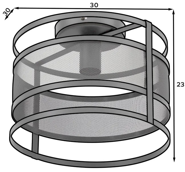 Лампа за таван Sufitowa Gormar единична лампа