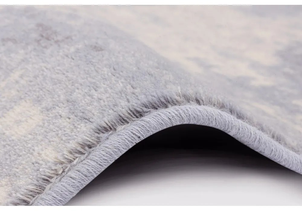 Сив вълнен килим 133x180 cm Mist - Agnella