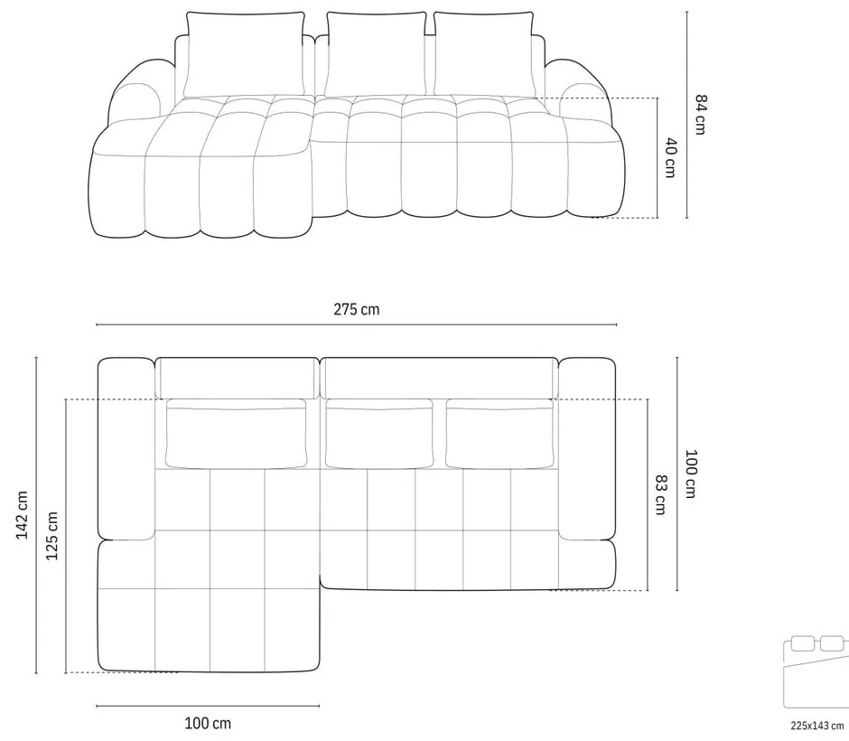 Светлокафяв кадифен сгъваем/с място за съхранение ъглов диван (ляв ъгъл) Linz – Cosmopolitan Design