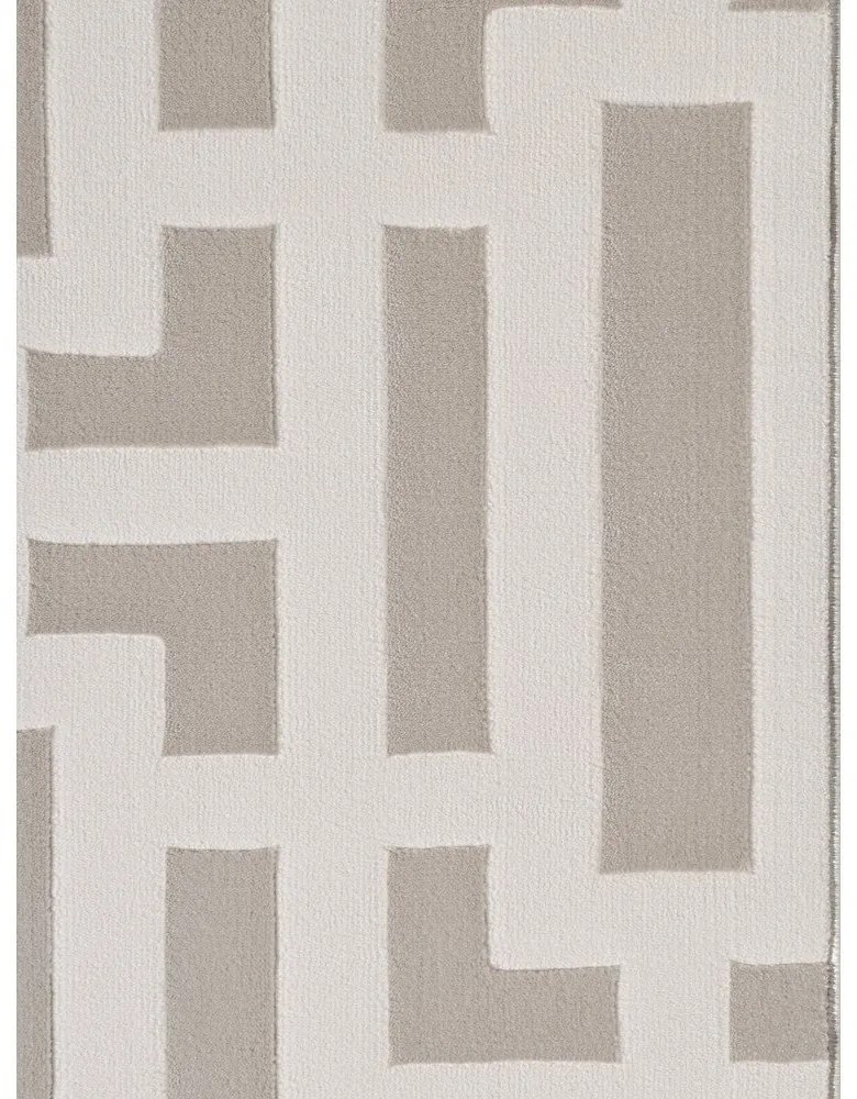 Сиво-кремава пътека 80x240 cm Perles Onyx – Elle Decoration