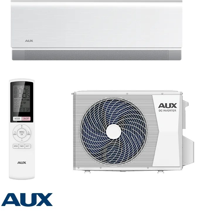 Инверторен климатик AUX C Comfort ASW-H09B7A4/CAR3DI-D0, 9000 BTU, 21 м2, А+++, Wi-Fi, R-32, Бял