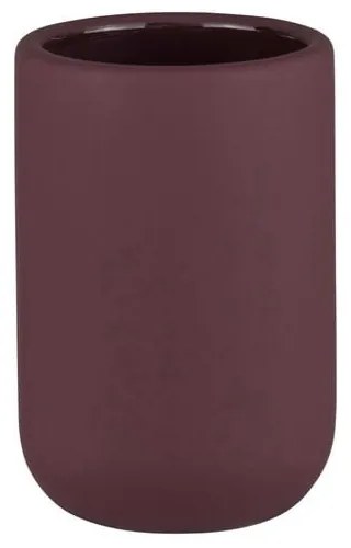 Тъмнолилава керамична чаша за четки за зъби Lotus Play – Mette Ditmer Denmark