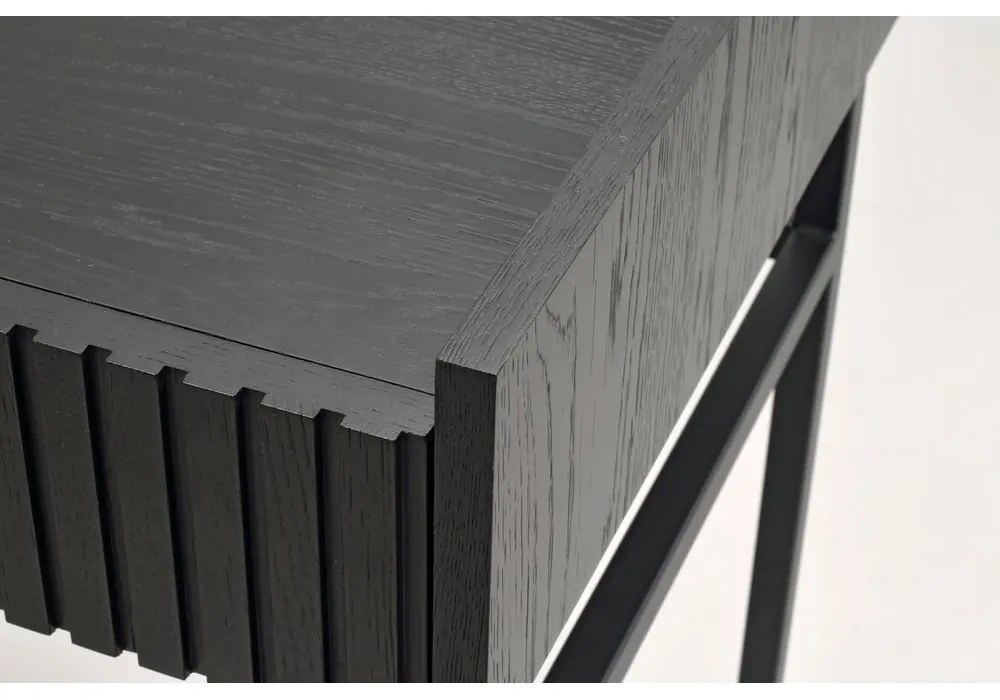 Работна маса с дъбов плот 120x61 cm Halifax - Rowico