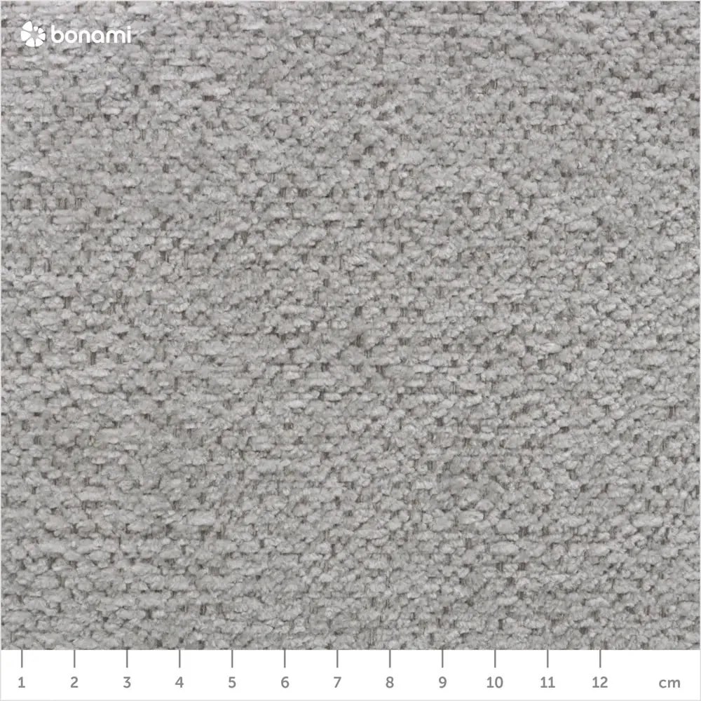 Светлосив шенилов сгъваем/с място за съхранение ъглов диван (десен ъгъл/U форма) Everest – Bobochic Paris