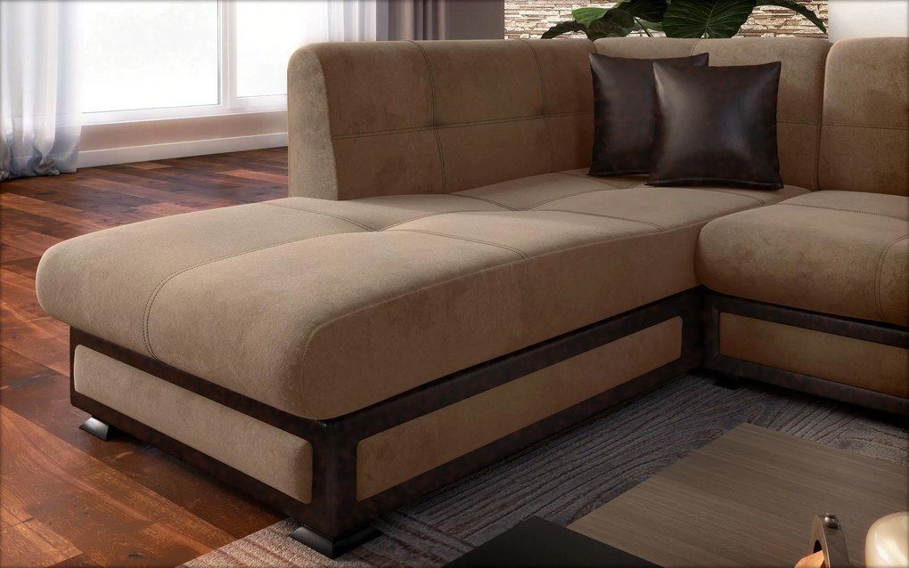 Разтегателен ъглов диван + клик-клак механизъм Принцес II