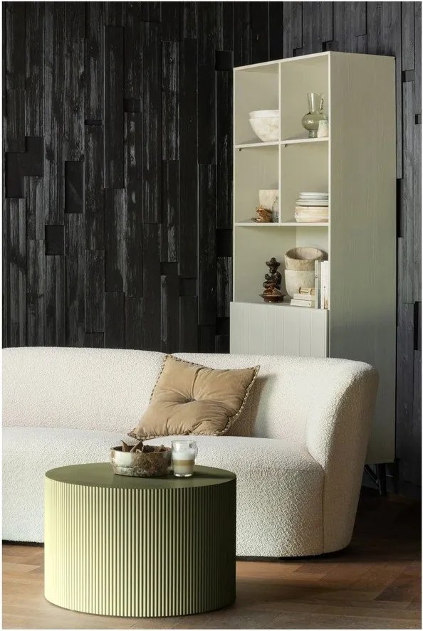 Кръгла масичка за кафе в цвят каки ø 60 cm Sanne - WOOOD