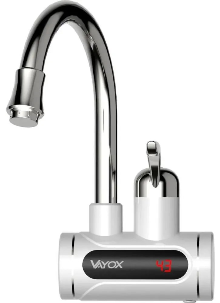 Проточен бойлер с LED дисплей 3000W/230V IPX4 бял