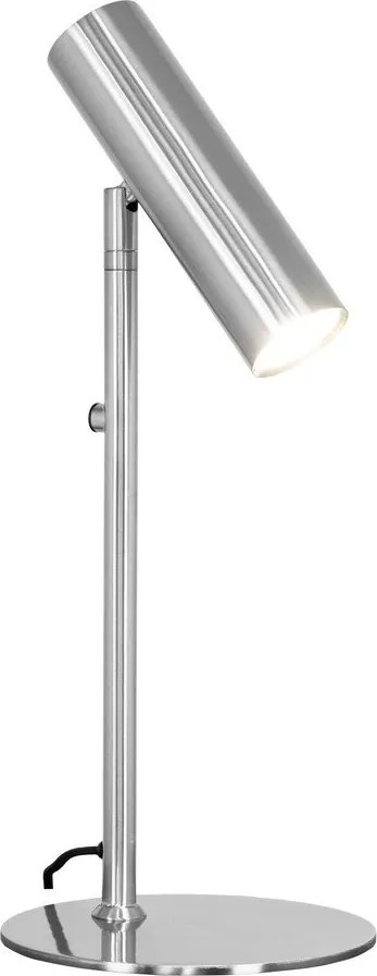 Стоманена настолна лампа в сребрист цвят (височина 47 cm) Paris – House Nordic